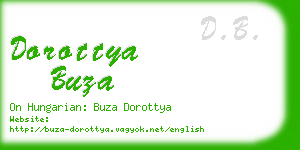 dorottya buza business card